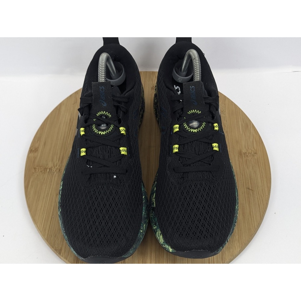 Asics Mens 10 Noosa Tri 16 Shoes Black Green Sneakers Running Gym Athletic - Picture 9 of 11